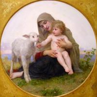 Bouguereau, William-Adolphe - La Vierge a L'agneau , Virgin and Lamb
